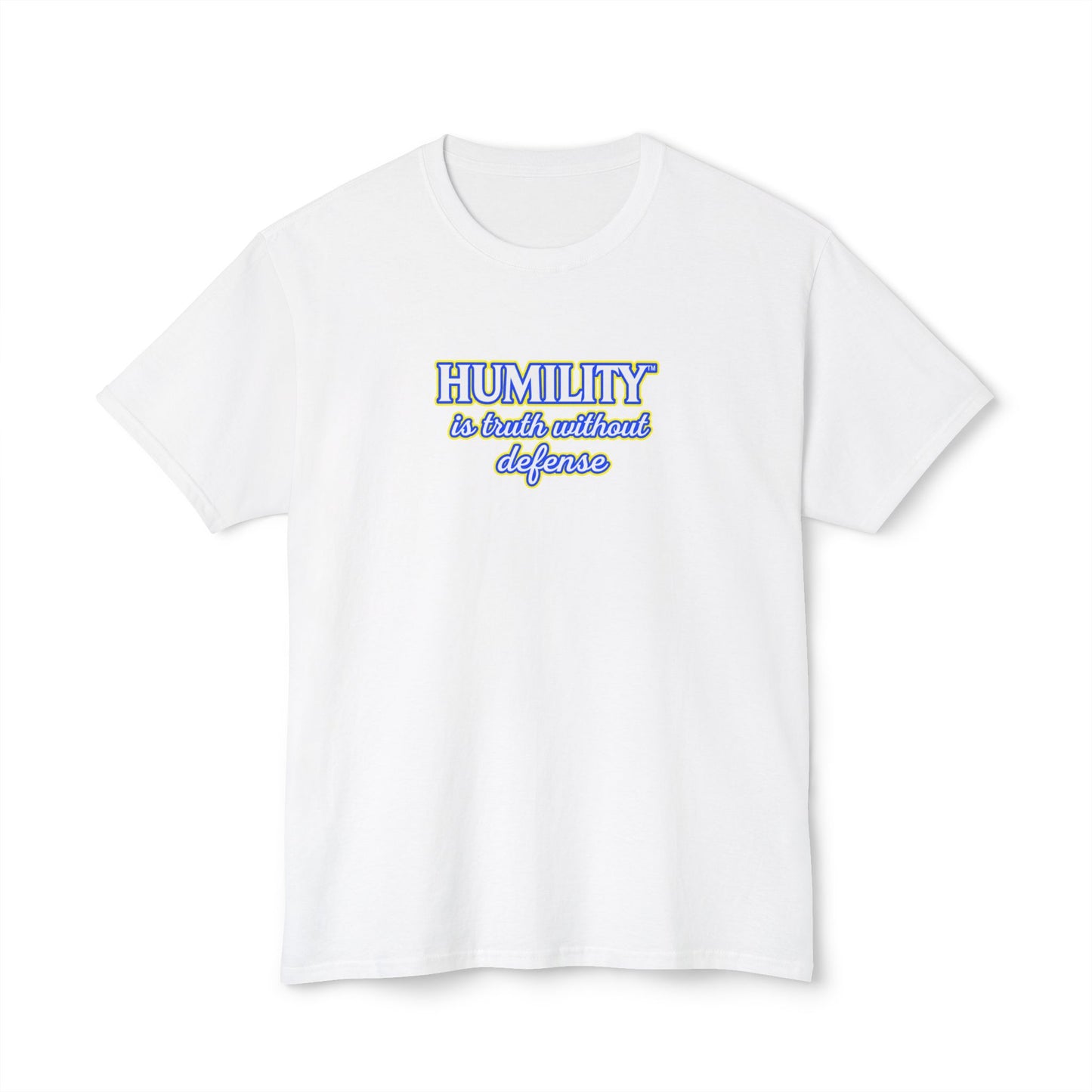 HUMILITY IS TRUTH WITHOUT DEFENSE™ Unisex T-Shirt | Faith & Growth Graphic Tee | Christian Inspirational Shirt | Personal Growth Apparel | Sunnyside Life™