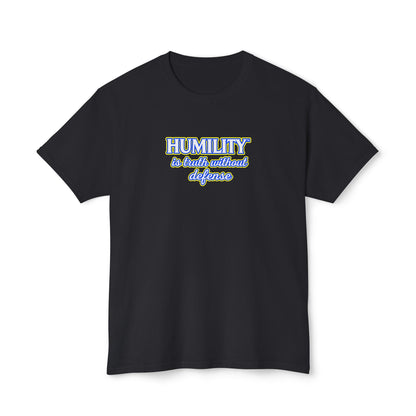 HUMILITY IS TRUTH WITHOUT DEFENSE™ Unisex T-Shirt | Faith & Growth Graphic Tee | Christian Inspirational Shirt | Personal Growth Apparel | Sunnyside Life™