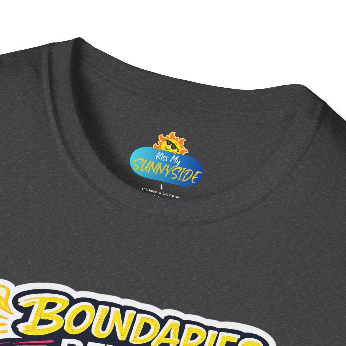 Boundaries Reveal Intentions™ Graphic Tee | Emotional Health Statement Shirt | Sunnyside Life™