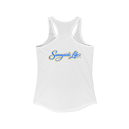 Authenticity Is Free™ Women’s Racerback Tank | Inspirational Graphic Tank | Sunnyside Life™