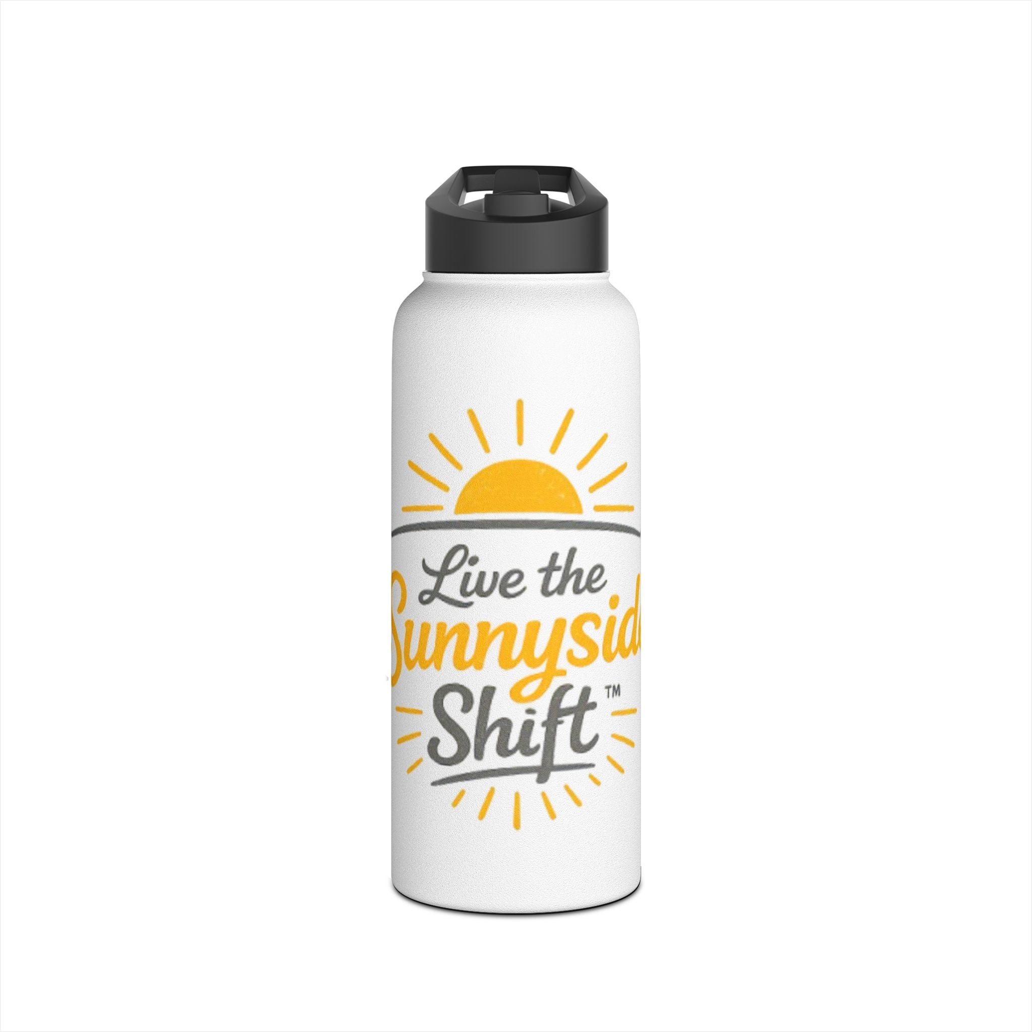 Live The Sunnyside Shift Stainless Steel Water Bottle — Motivational Hydration
