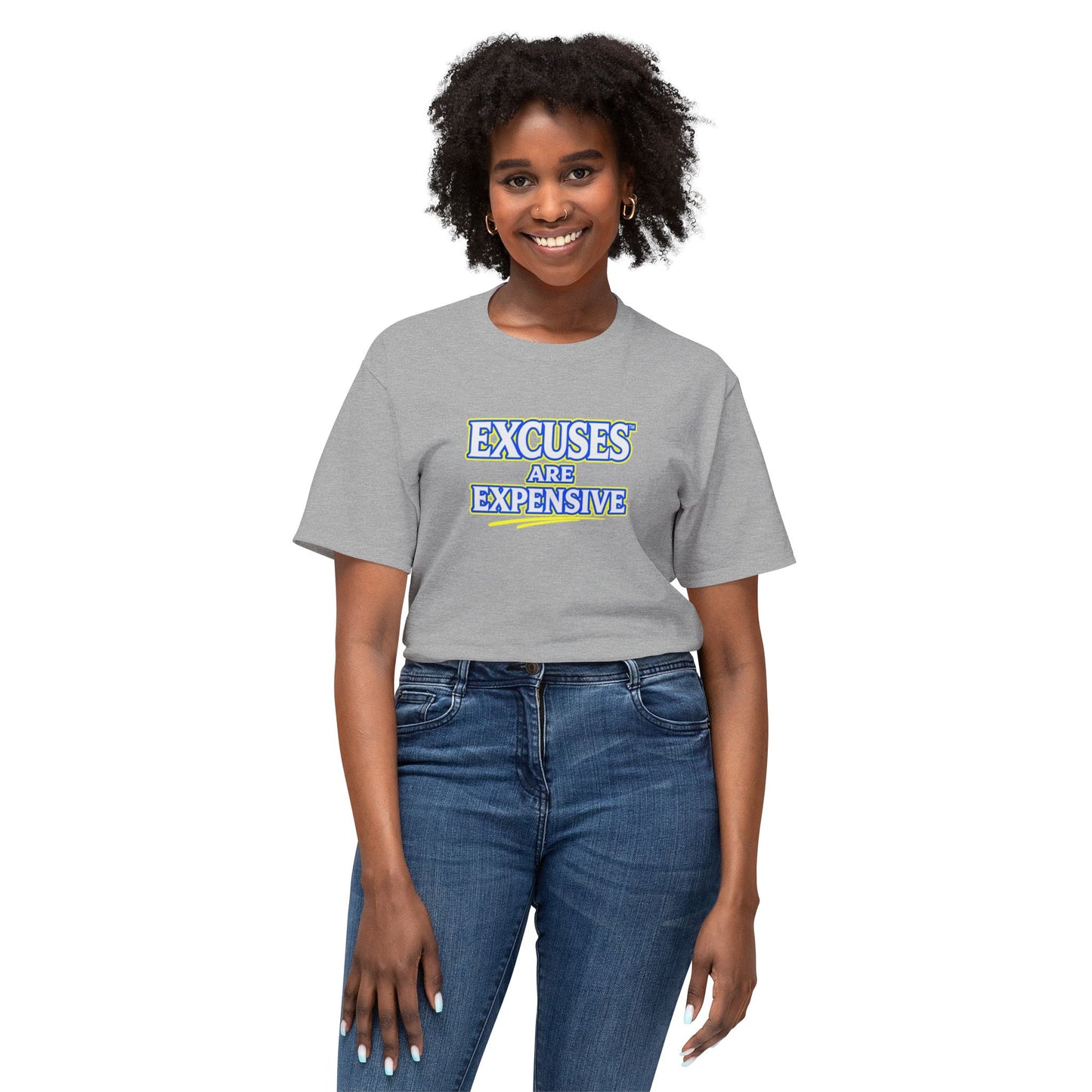EXCUSES ARE EXPENSIVE™ Unisex T-Shirt | Motivational Graphic Tee | Personal Growth Apparel | Mindset Shirt | Sunnyside Life™