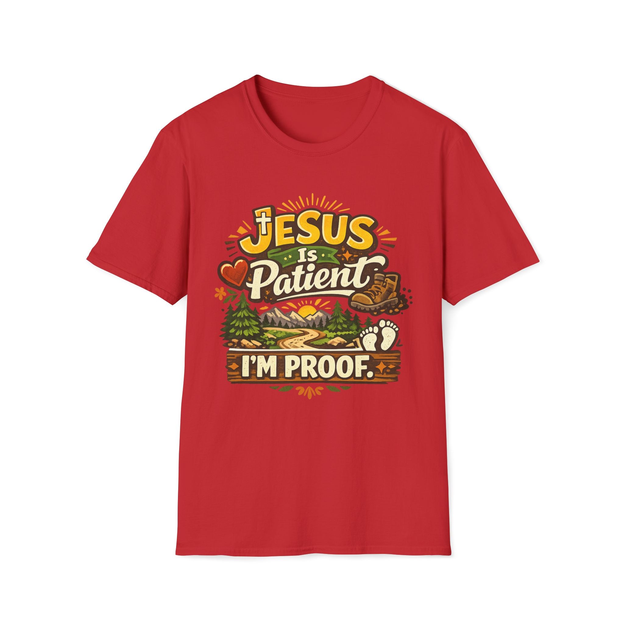 Jesus Is Patient I'm Proof / This is My Sunnyside T-Shirt — Faith-Based Christian Graphic Unisex Tee