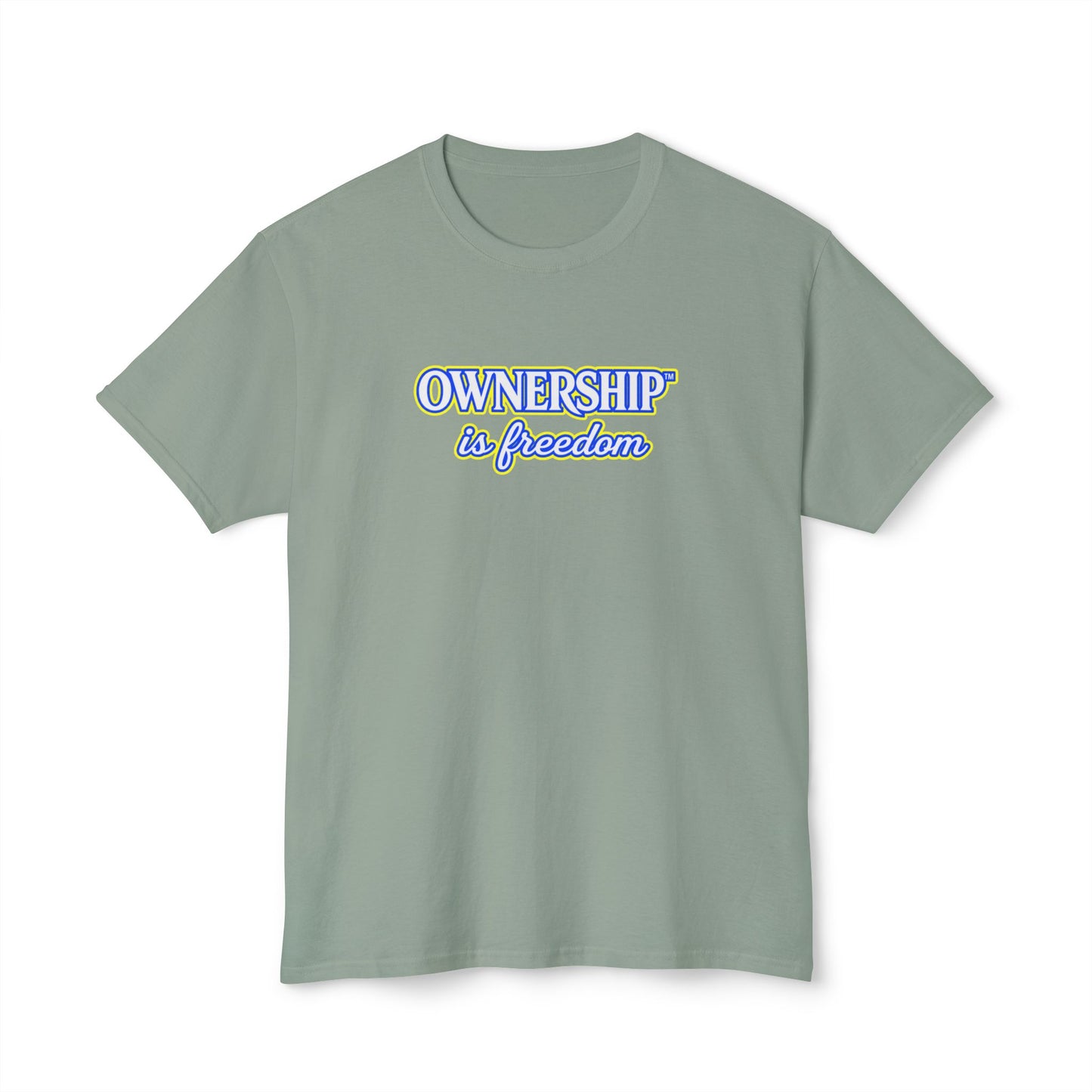 OWNERSHIP IS FREEDOM™ Unisex T-Shirt | Personal Growth Graphic Tee | Self-Leadership Shirt | Inspirational Quote Apparel | Sunnyside Life™