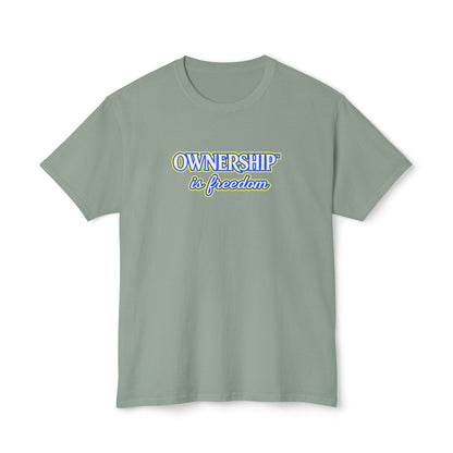 OWNERSHIP IS FREEDOM™ Unisex T-Shirt | Personal Growth Graphic Tee | Self-Leadership Shirt | Inspirational Quote Apparel | Sunnyside Life™