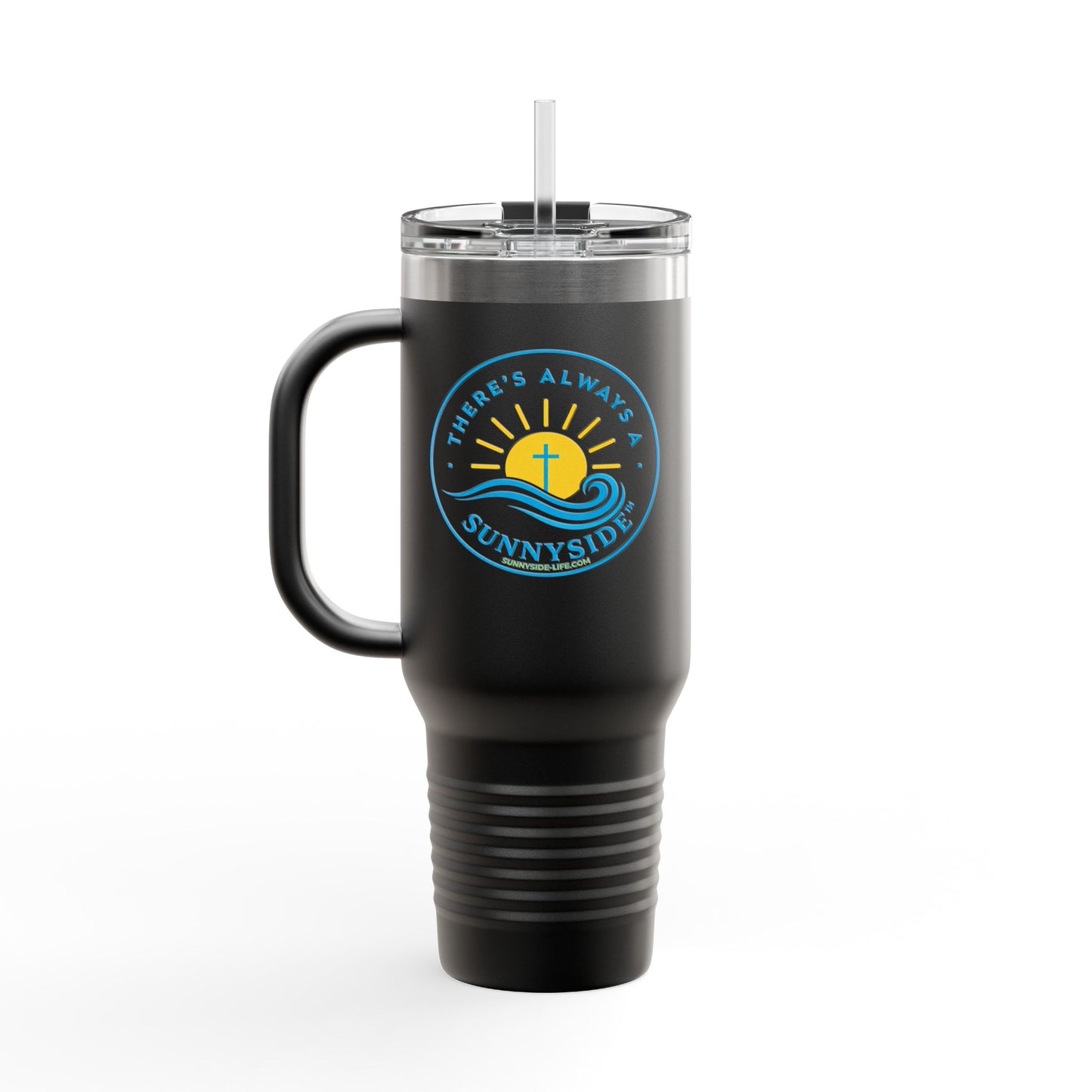 There’s Always a Sunnyside™ 40oz Insulated Travel Mug | Sunnyside Life™ Signature Tumbler