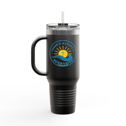 There’s Always a Sunnyside™ 40oz Insulated Travel Mug | Sunnyside Life™ Signature Tumbler