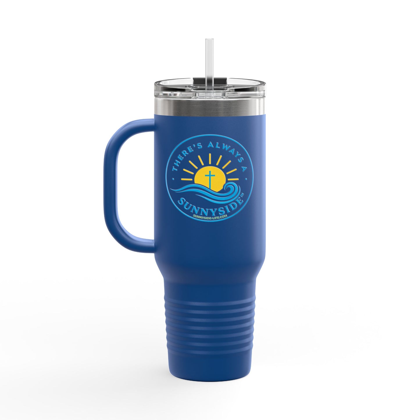 There’s Always a Sunnyside™ 40oz Insulated Travel Mug | Sunnyside Life™ Signature Tumbler