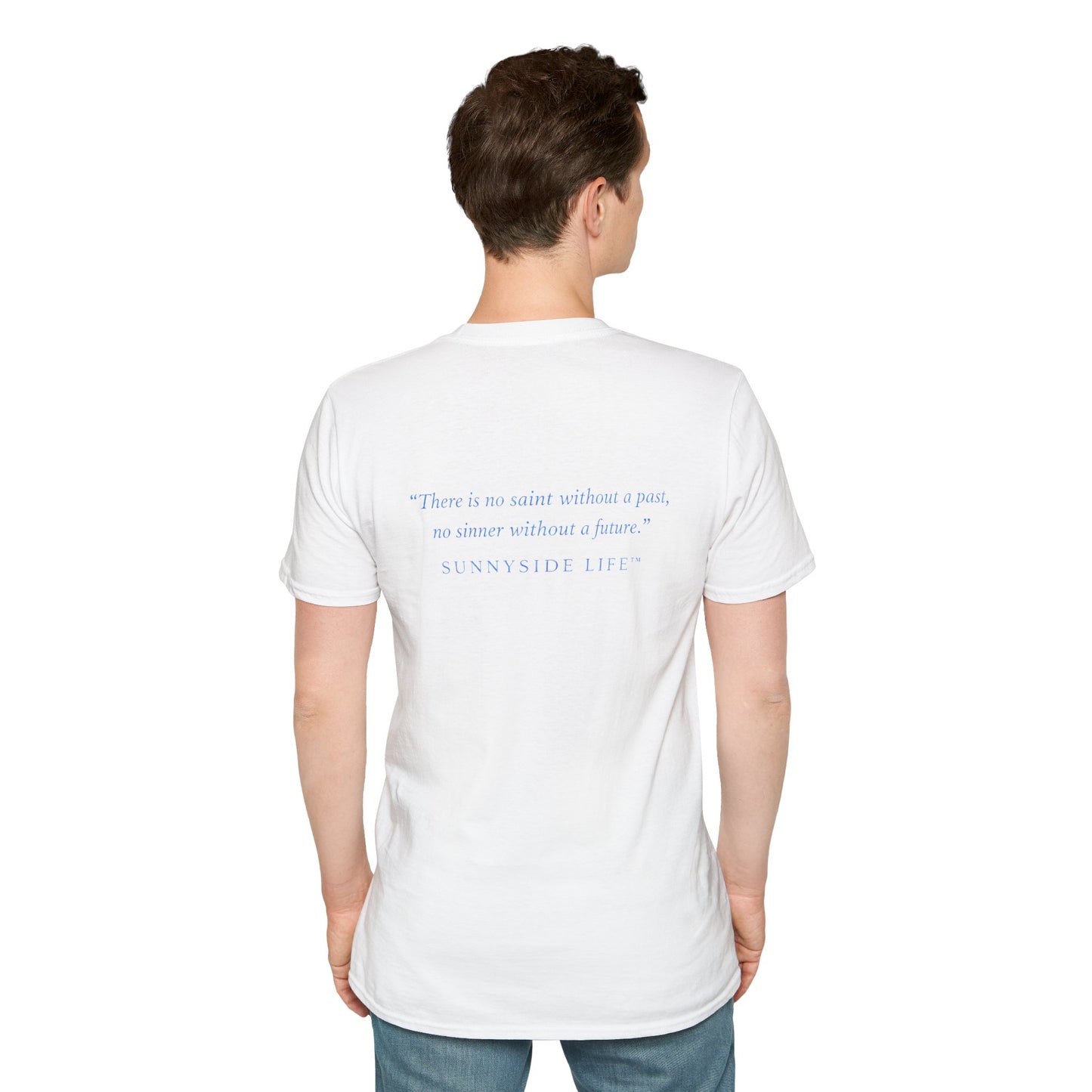 Trust Surrender Walk Abide Persevere™ Womens V-Neck Tee | Catholic Inspirational Shirt | Sunnyside Life™