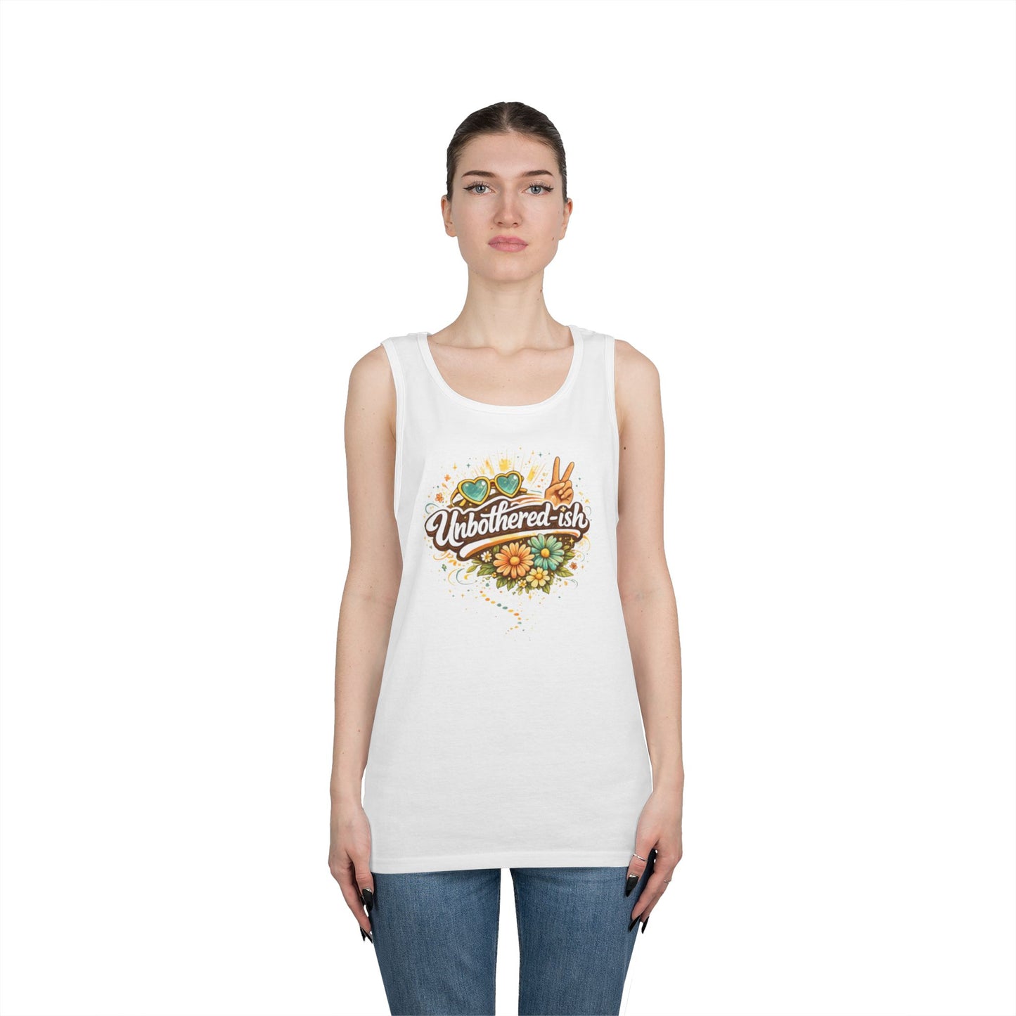 Unbothered-ish / Kiss My Sunnyside Tank — Relaxed Tank Top