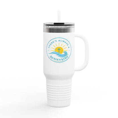 There’s Always a Sunnyside™ 40oz Insulated Travel Mug | Sunnyside Life™ Signature Tumbler