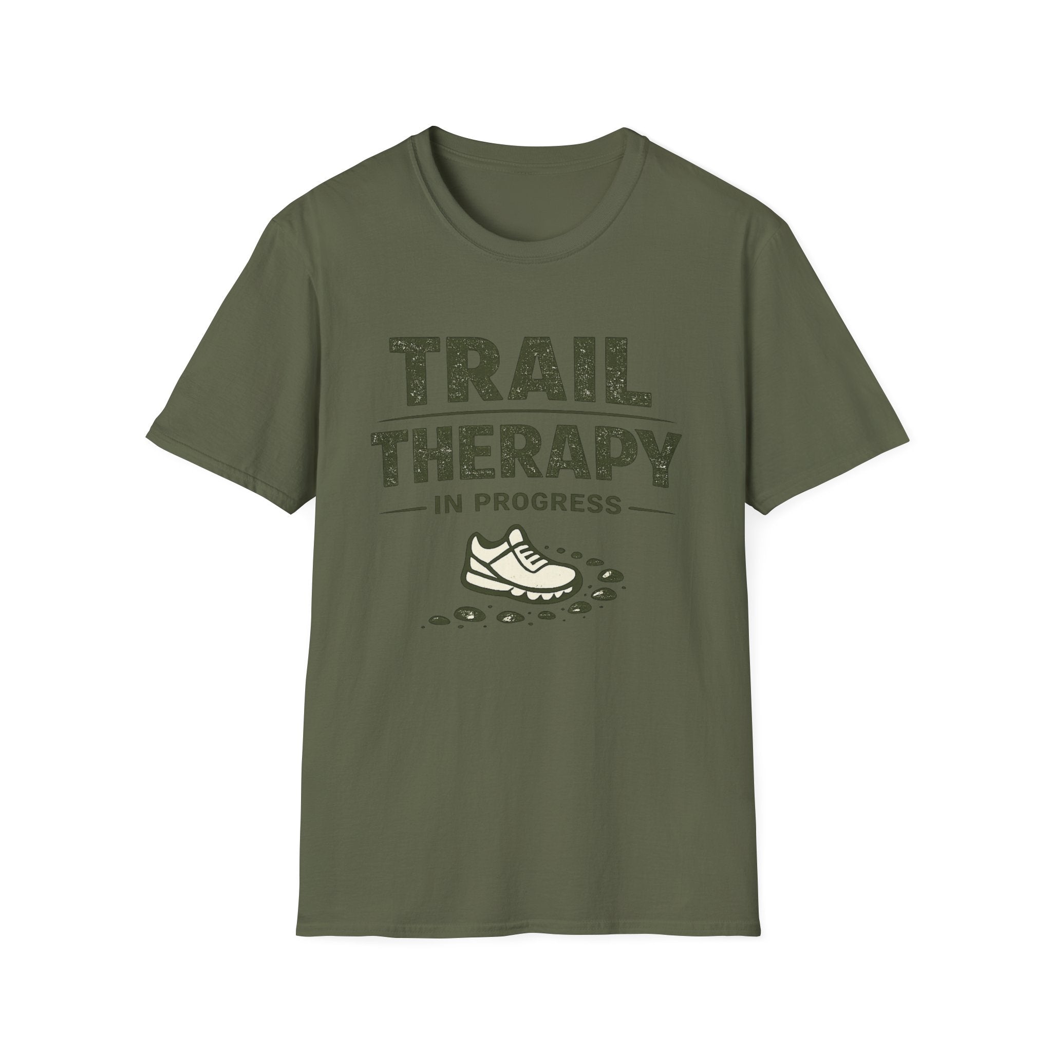 Trail Therapy T-Shirt — "Trail Therapy In Progress" Hiking Shirt