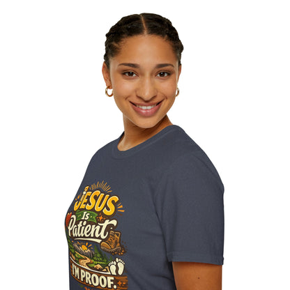 Jesus Is Patient I'm Proof / This is My Sunnyside T-Shirt — Faith-Based Christian Graphic Unisex Tee