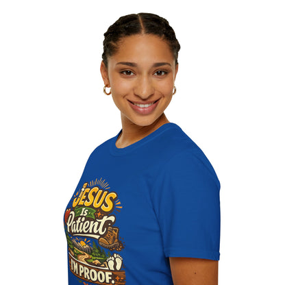 Jesus Is Patient I'm Proof / This is My Sunnyside T-Shirt — Faith-Based Christian Graphic Unisex Tee