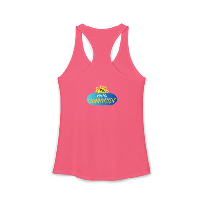The World Got Darker. So I Got Brighter.™ Womens Racerback Tank | Sunnyside Life™