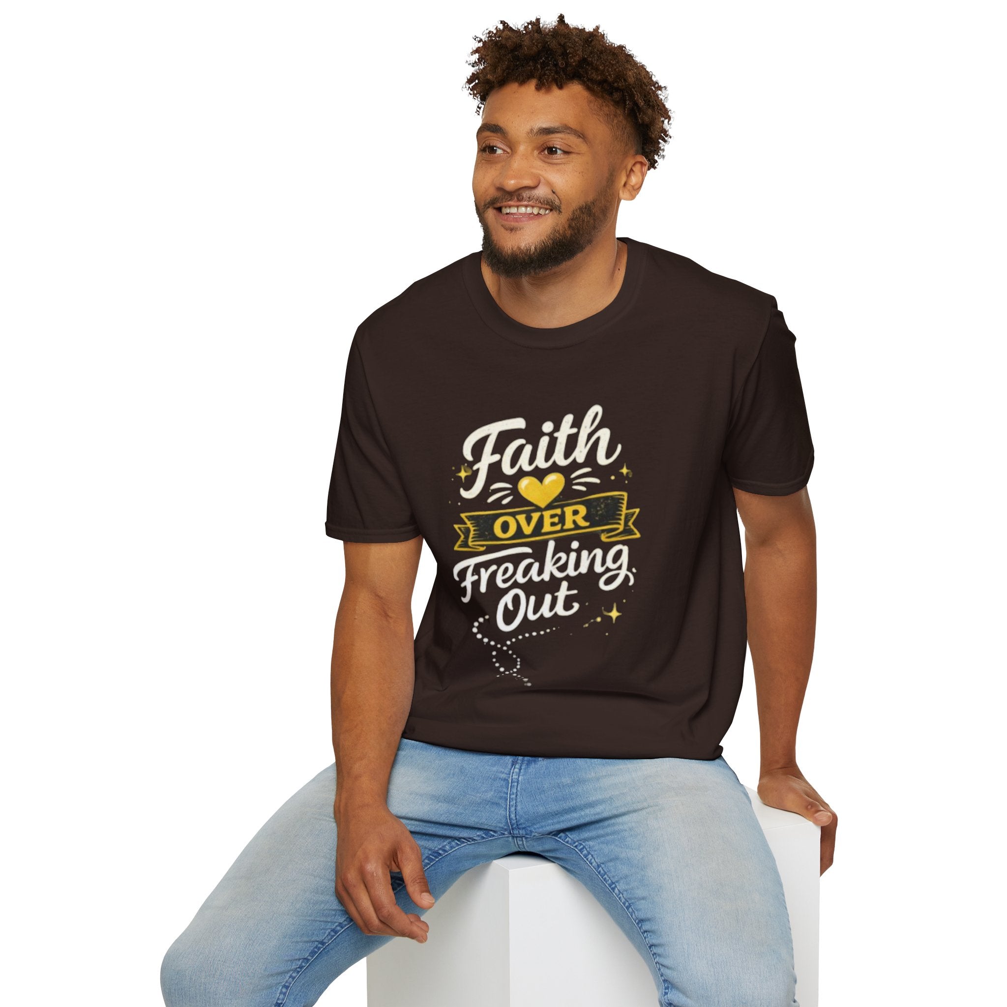 Unisex T-Shirt — "Faith Over Fear" Inspirational Graphic Tee