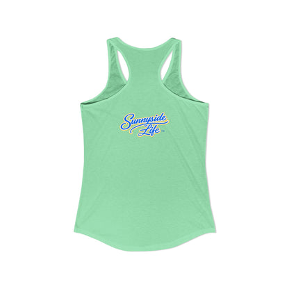 KEEP WALKING™ Racerback Tank Top – God Isn’t Finished | Faith & Motivation Women’s Tank