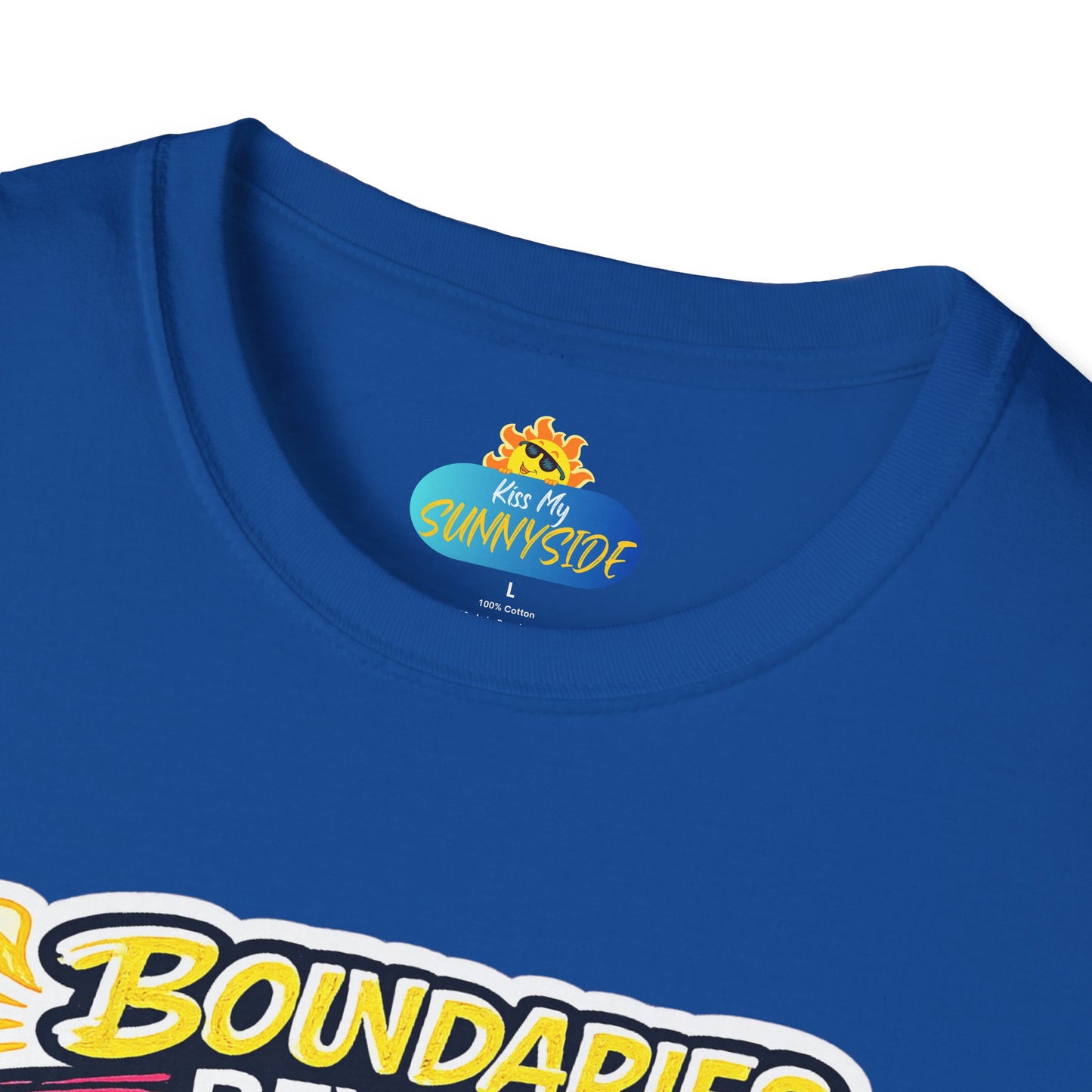 Boundaries Reveal Intentions™ Graphic Tee | Emotional Health Statement Shirt | Sunnyside Life™