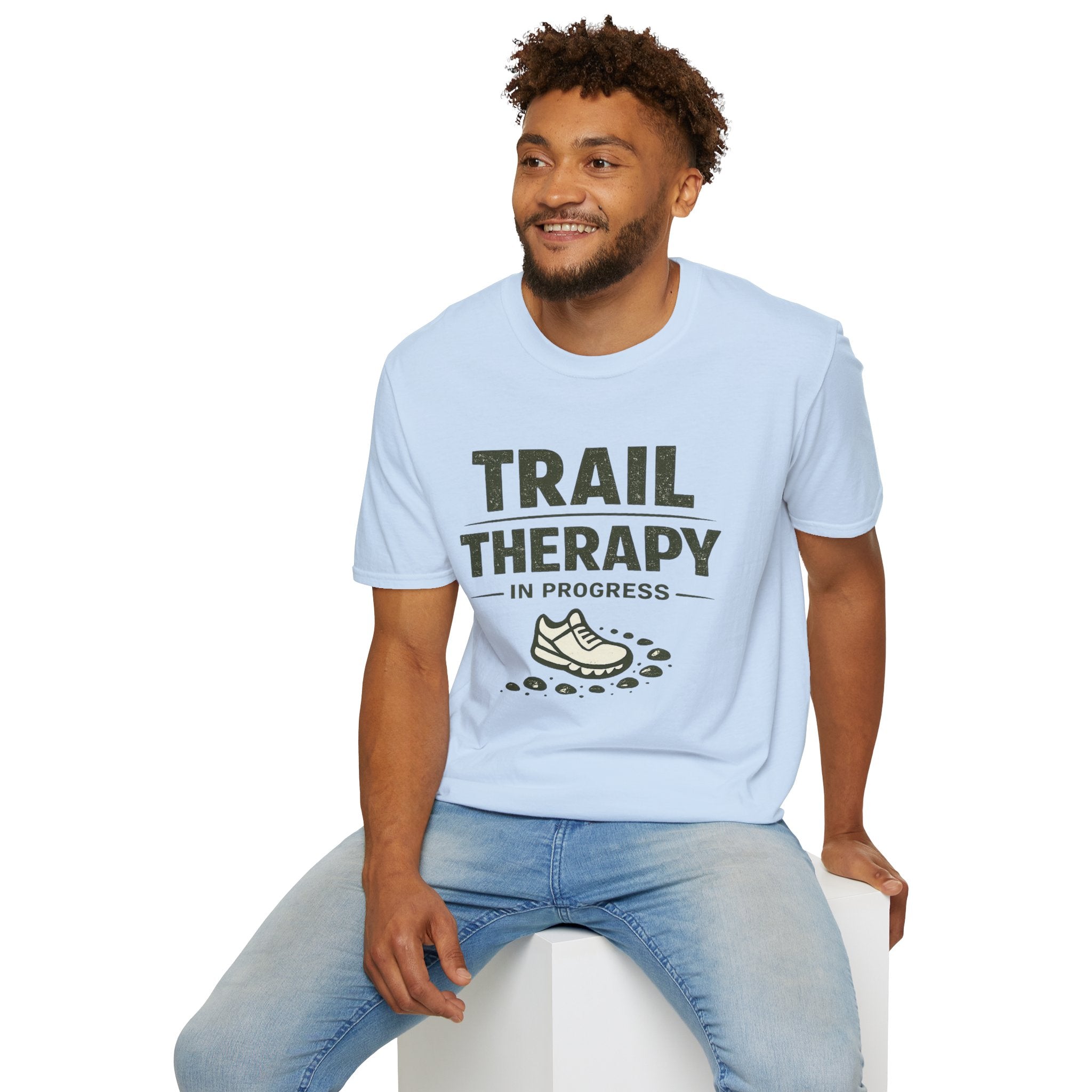 Trail Therapy T-Shirt — "Trail Therapy In Progress" Hiking Shirt