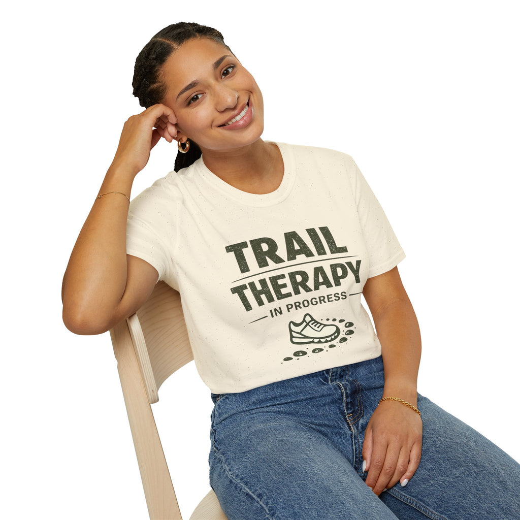 Trail Therapy T-Shirt — "Trail Therapy In Progress" Hiking Shirt