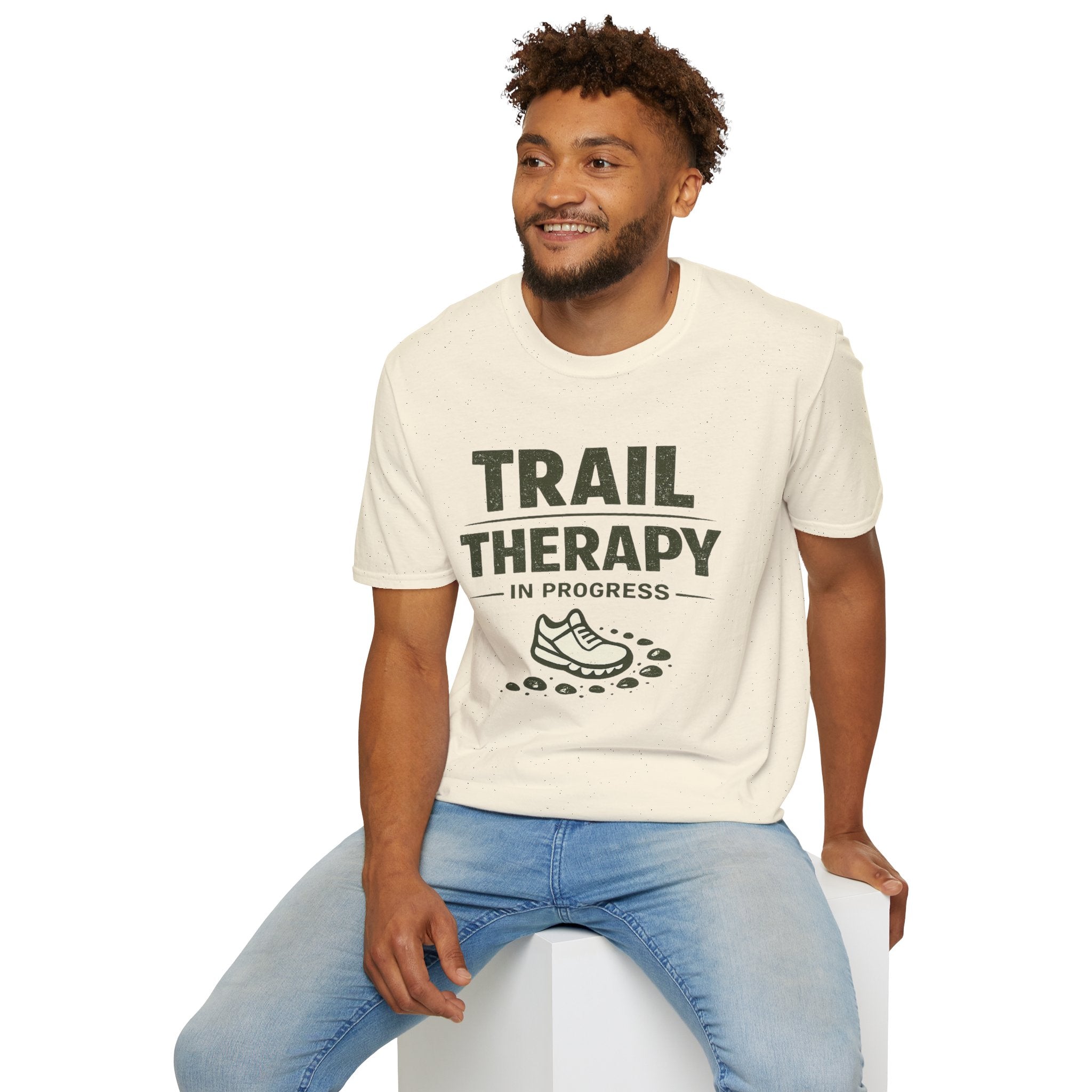 Trail Therapy T-Shirt — "Trail Therapy In Progress" Hiking Shirt