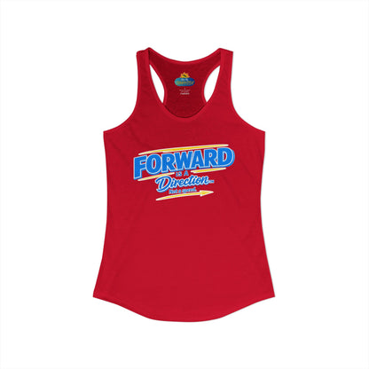 FORWARD IS A DIRECTION™ Racerback Tank Top | Inspirational Women’s Fitness Tank | Motivation & Personal Growth Apparel