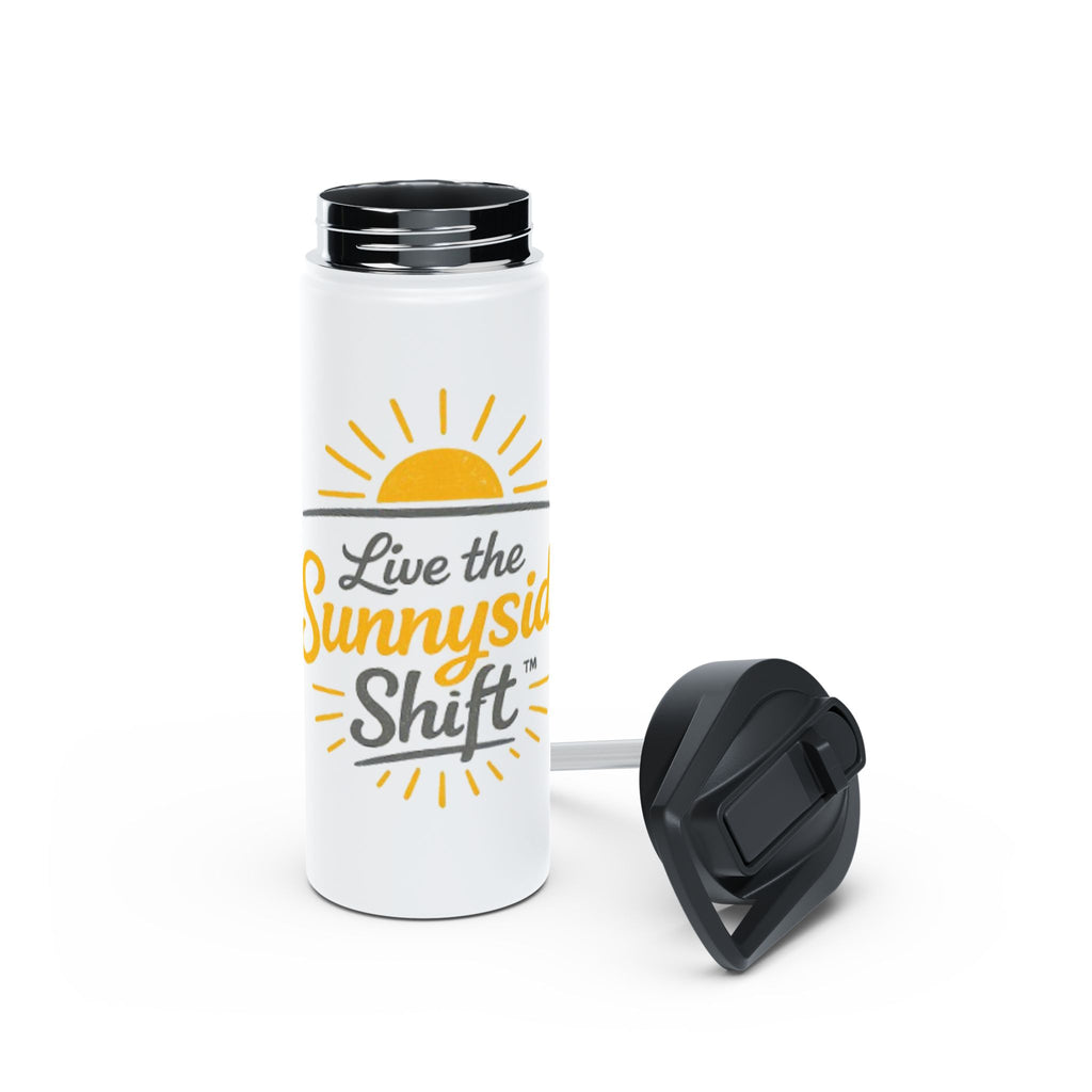 Live The Sunnyside Shift Stainless Steel Water Bottle — Motivational Hydration