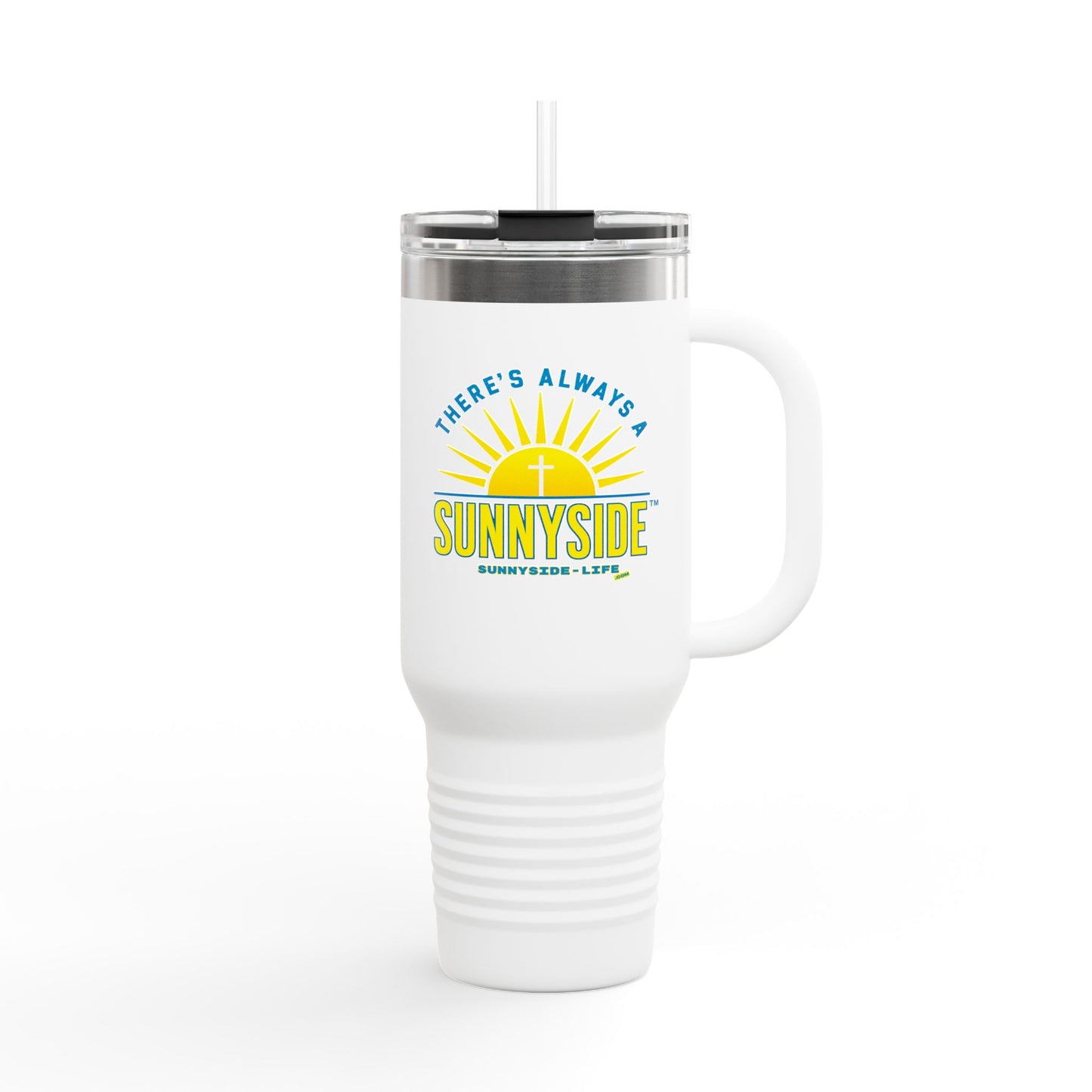 There’s Always a Sunnyside™ 40oz Insulated Travel Mug | Official Sunnyside Life™ Signature Cup