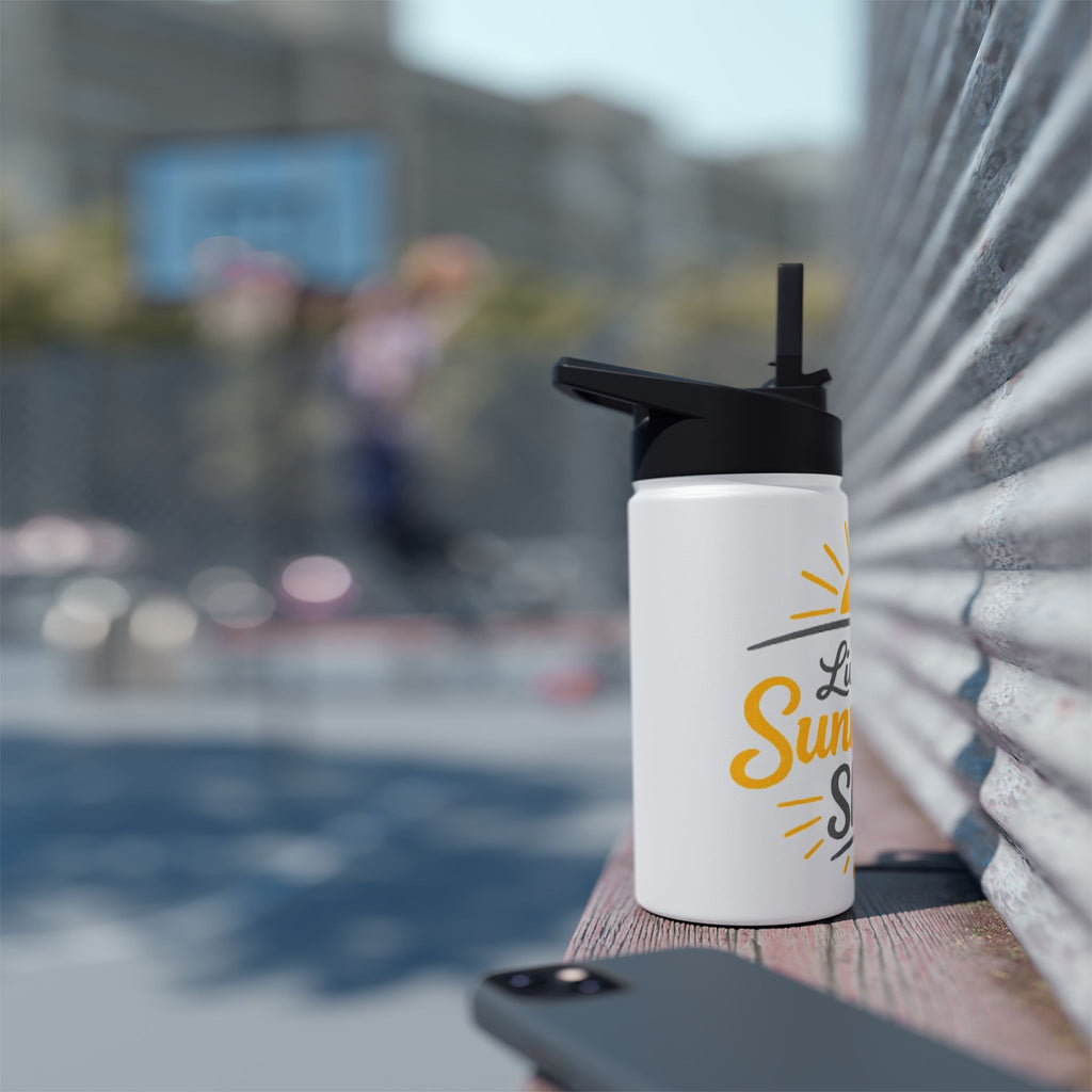 Live The Sunnyside Shift Stainless Steel Water Bottle — Motivational Hydration