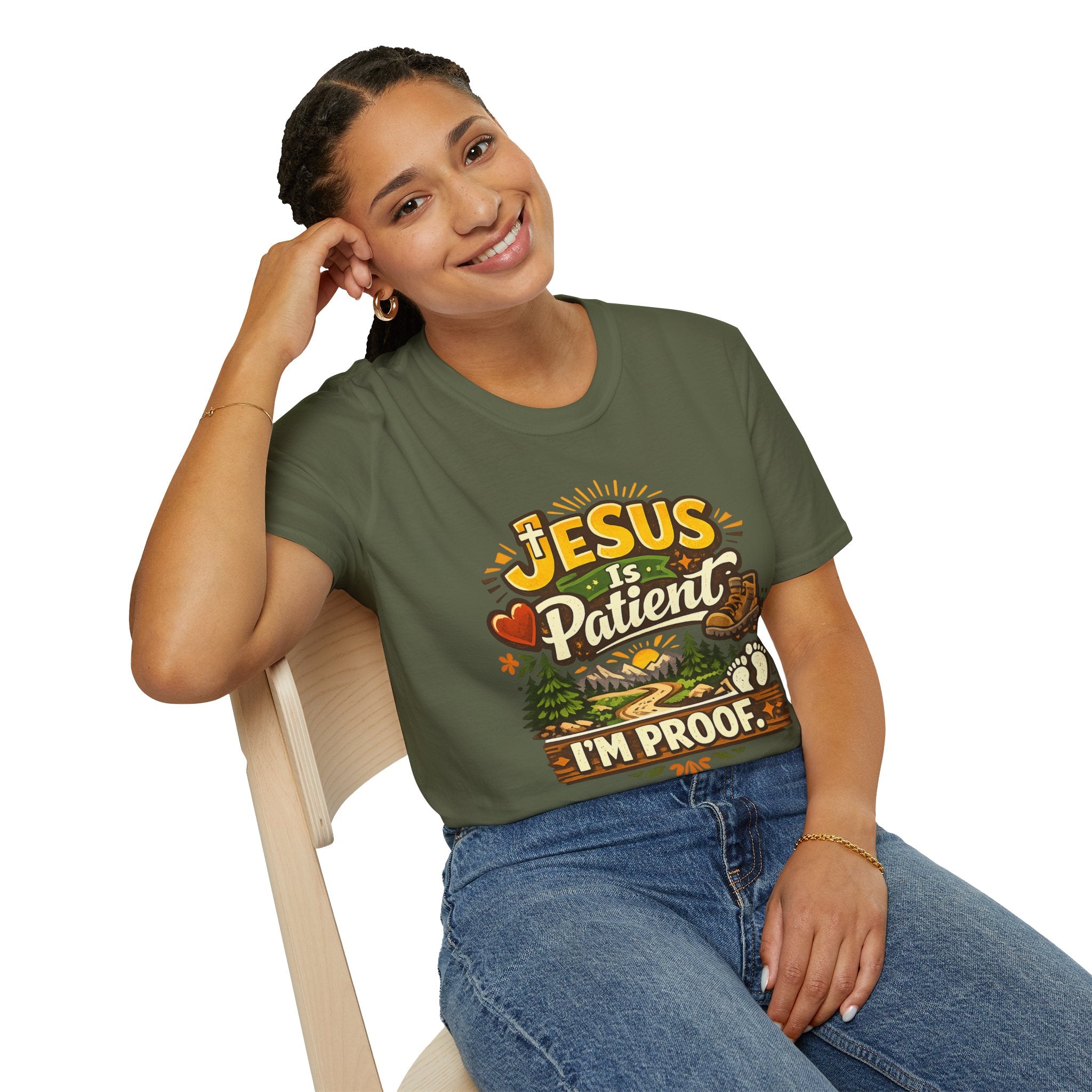 Jesus Is Patient I'm Proof / This is My Sunnyside T-Shirt — Faith-Based Christian Graphic Unisex Tee