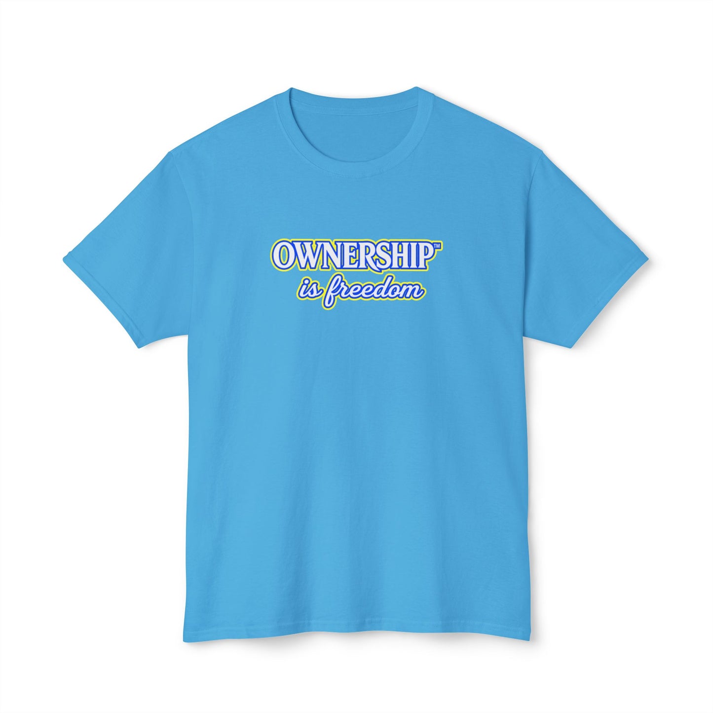 OWNERSHIP IS FREEDOM™ Unisex T-Shirt | Personal Growth Graphic Tee | Self-Leadership Shirt | Inspirational Quote Apparel | Sunnyside Life™