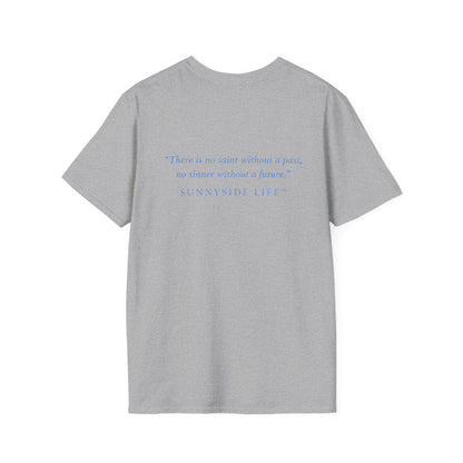 Trust Surrender Walk Abide Persevere™ Womens V-Neck Tee | Catholic Inspirational Shirt | Sunnyside Life™