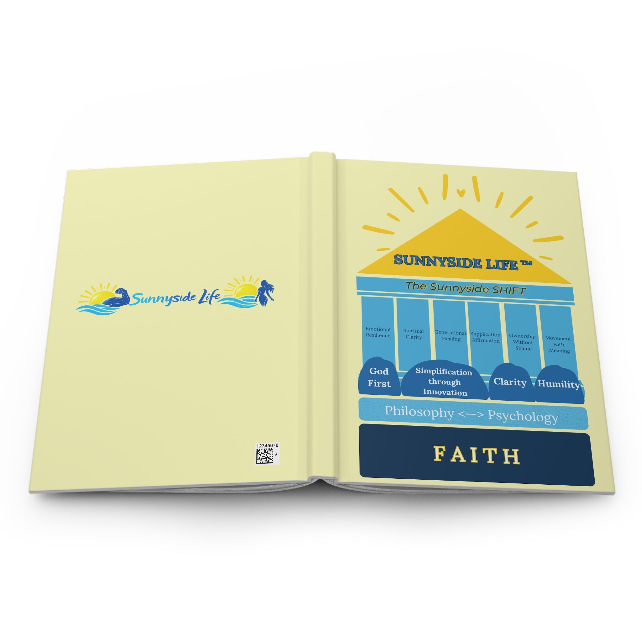 The Sunnyside Shift Hardcover Journal — Sunnyside Life Inspirational Guided Notebook