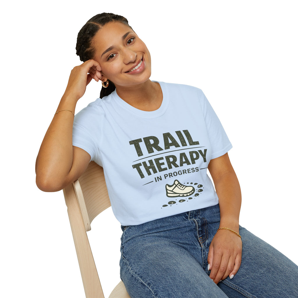 Trail Therapy T-Shirt — "Trail Therapy In Progress" Hiking Shirt