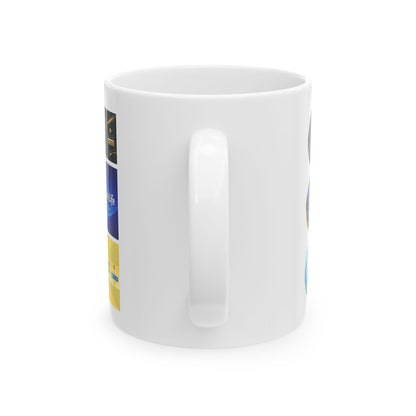 Sunnyside Life™ YouTube Channels Ceramic Mug (11oz, 15oz) | My Sunnyside Life • JENERGYHQ™ • The Jennifer Six™