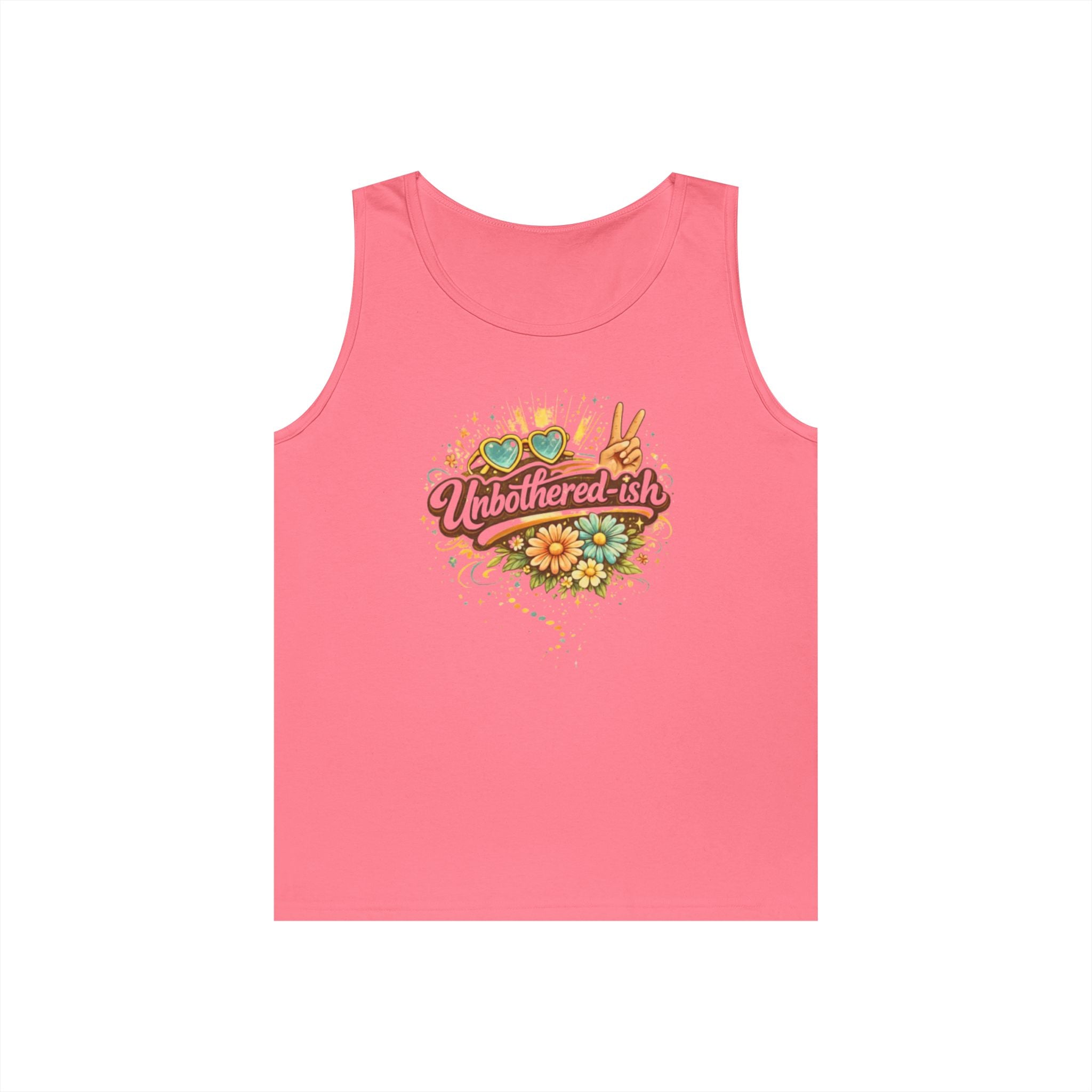Unbothered-ish / Kiss My Sunnyside Tank — Relaxed Tank Top