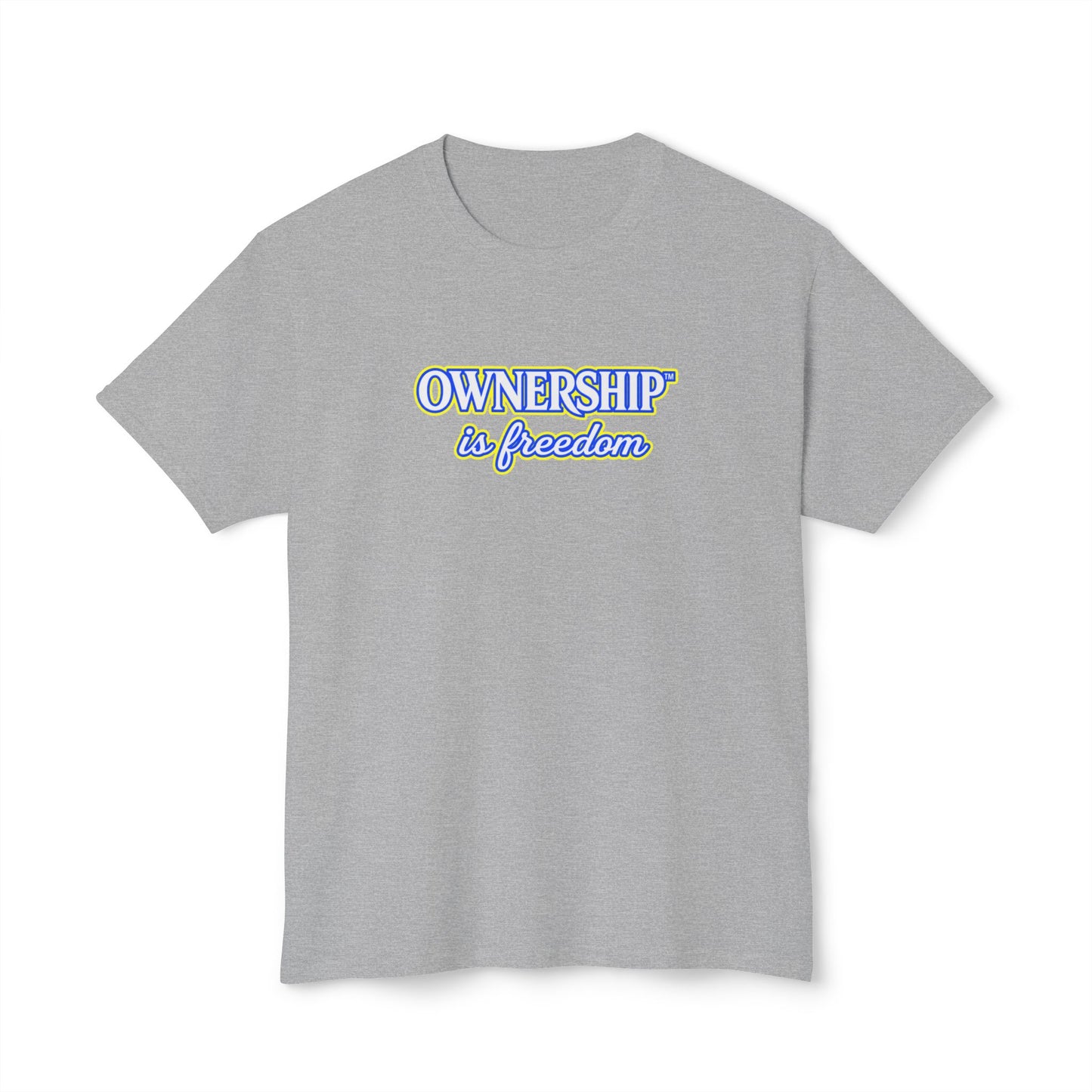 OWNERSHIP IS FREEDOM™ Unisex T-Shirt | Personal Growth Graphic Tee | Self-Leadership Shirt | Inspirational Quote Apparel | Sunnyside Life™