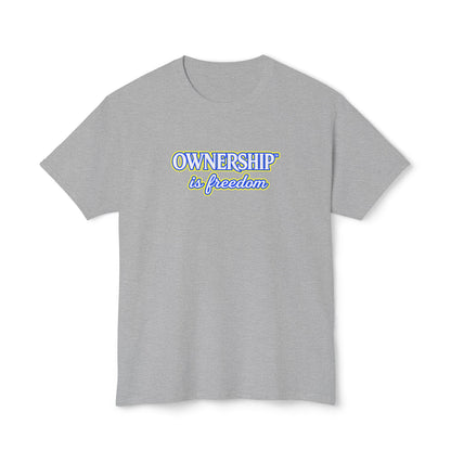 OWNERSHIP IS FREEDOM™ Unisex T-Shirt | Personal Growth Graphic Tee | Self-Leadership Shirt | Inspirational Quote Apparel | Sunnyside Life™