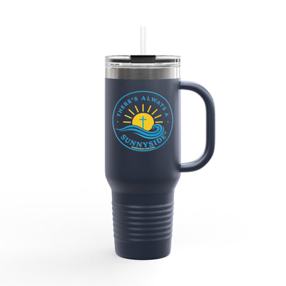 There’s Always a Sunnyside™ 40oz Insulated Travel Mug | Sunnyside Life™ Signature Tumbler