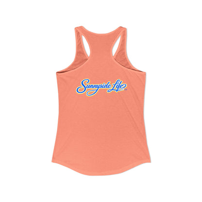Authenticity Is Free™ Women’s Racerback Tank | Inspirational Graphic Tank | Sunnyside Life™