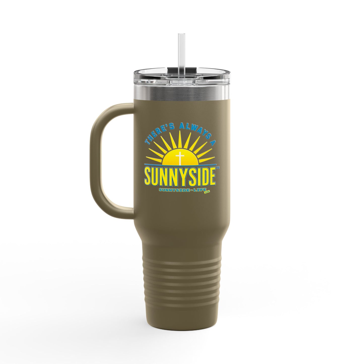 There’s Always a Sunnyside™ 40oz Insulated Travel Mug | Official Sunnyside Life™ Signature Cup