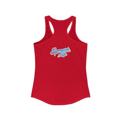 KEEP WALKING™ Racerback Tank Top – God Isn’t Finished | Faith & Motivation Women’s Tank