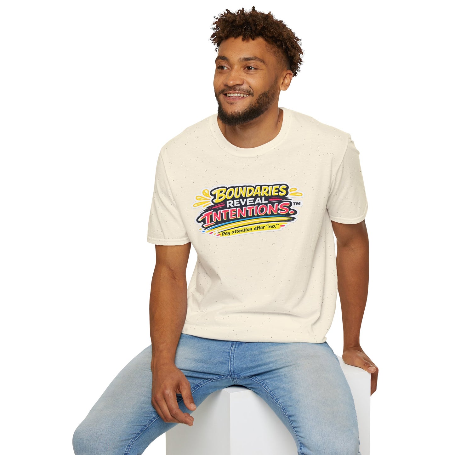 Boundaries Reveal Intentions™ Graphic Tee | Emotional Health Statement Shirt | Sunnyside Life™