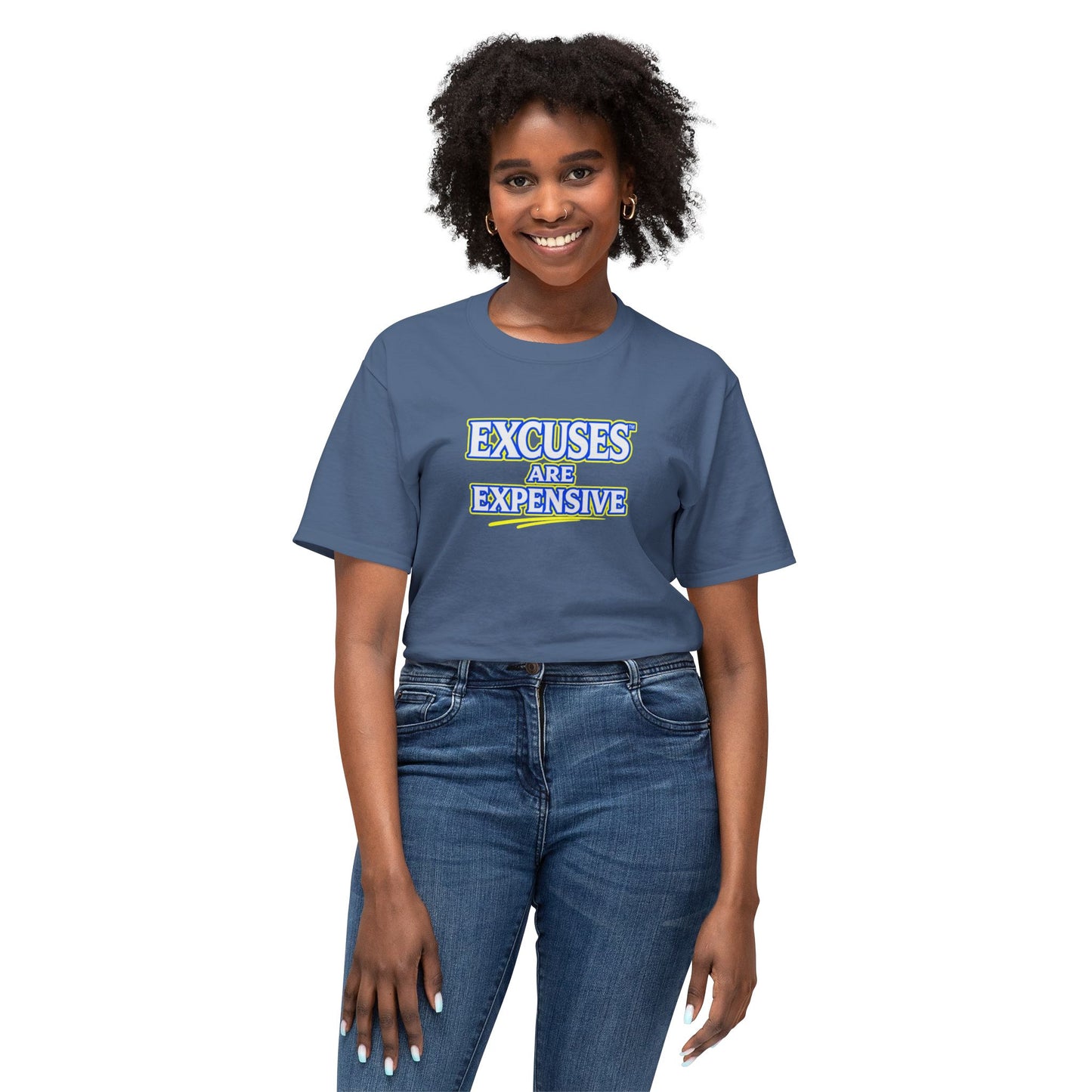 EXCUSES ARE EXPENSIVE™ Unisex T-Shirt | Motivational Graphic Tee | Personal Growth Apparel | Mindset Shirt | Sunnyside Life™