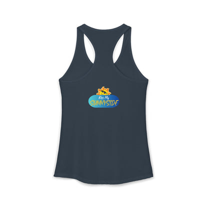 The World Got Darker. So I Got Brighter.™ Womens Racerback Tank | Sunnyside Life™