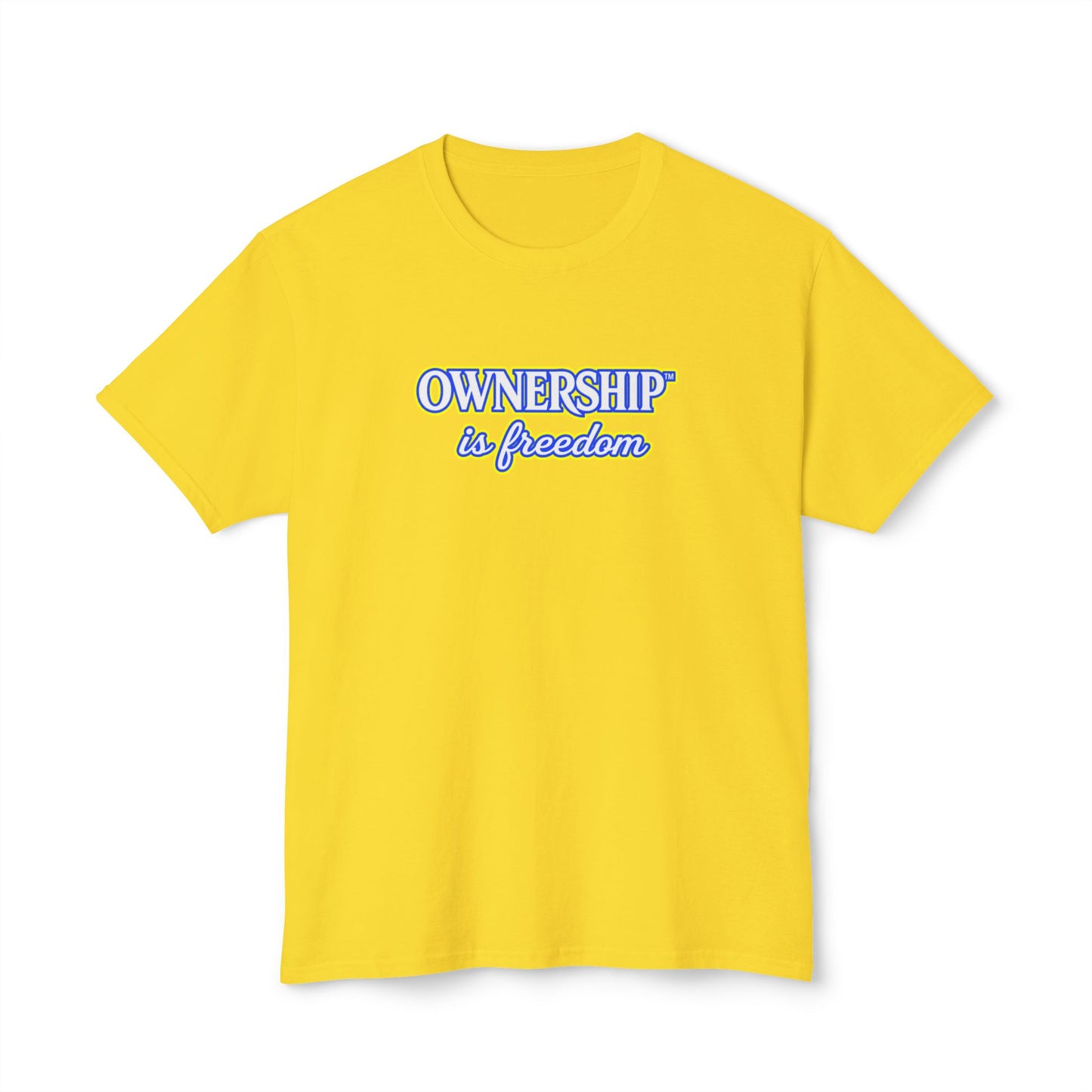 OWNERSHIP IS FREEDOM™ Unisex T-Shirt | Personal Growth Graphic Tee | Self-Leadership Shirt | Inspirational Quote Apparel | Sunnyside Life™