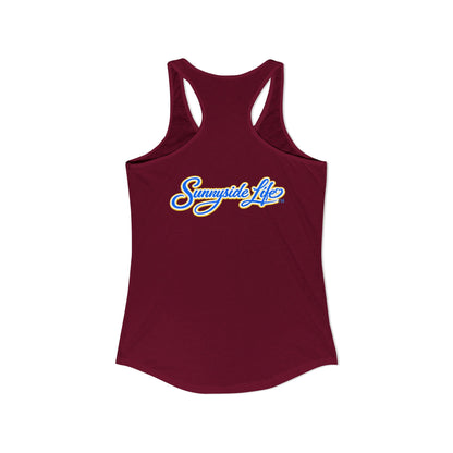 Authenticity Is Free™ Women’s Racerback Tank | Inspirational Graphic Tank | Sunnyside Life™