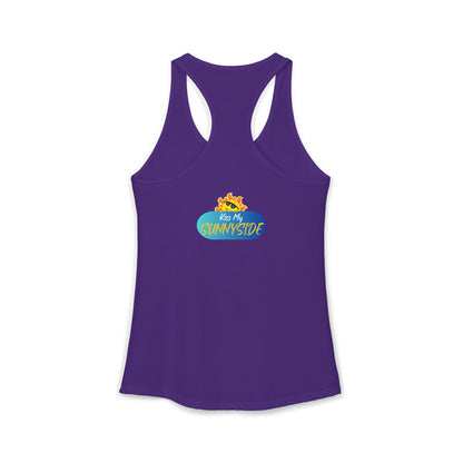 The World Got Darker. So I Got Brighter.™ Womens Racerback Tank | Sunnyside Life™