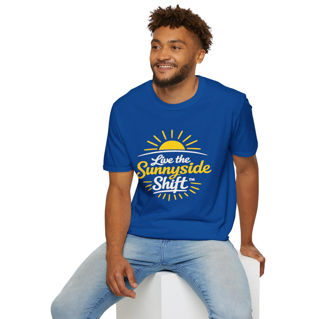 Live The Sunnyside Shift™ — Unisex Softstyle T-Shirt