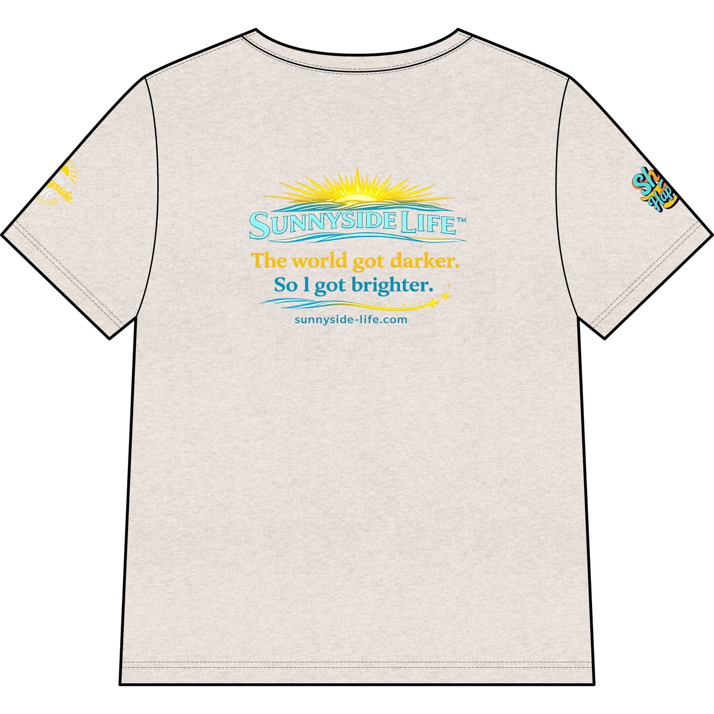 Accountability Looks Good on You™ V-neck T-shirt | Sunnyside Life™ Inspirational Tee
